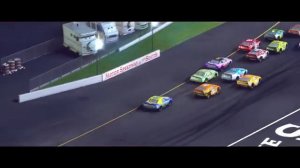 Молния Маккуин. Гонка, ничья!🔥| Тачки 2006