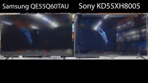 Samsung QE55Q60 vs Sony KD55XH8005
