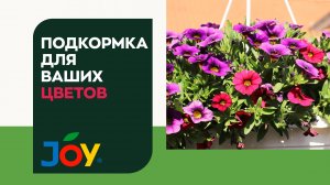 Водорастворимое минеральное удобрение для цветов от JOY