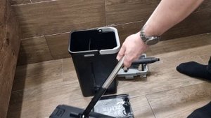 Набор ведро и швабра Zetter S распаковка и первое использование (10х)