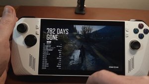 Days Gone | AMD fluid motion frames testing on the Asus ROG Ally Z1 Extreme (900p @18w tdp)