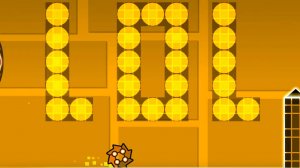 end of line прохождение по нижнему пути в Geometry Dash