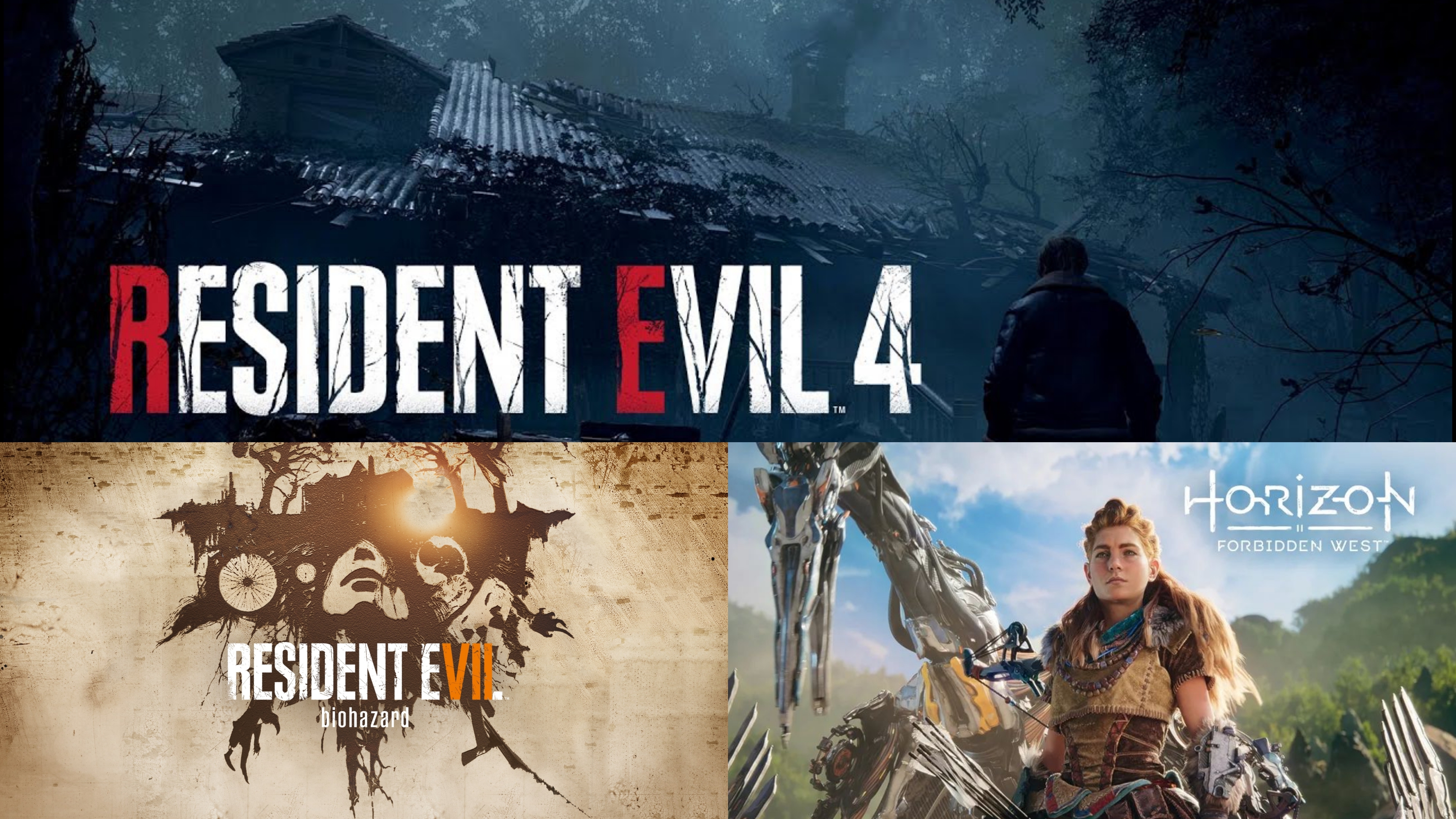 Обзор коллекции для PlayStation. #4. HORIZON 2. RESIDENT EVIL 7. RESIDENT EVIL 4.