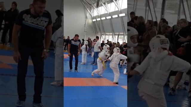 Быстрый бой карате киокушинкай #karate #соревнования