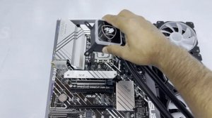 COUGAR AQUA 360 ARGB UNBOX INSTALL TEST