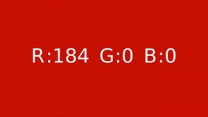 RGB Monitor, TV, Screen Color test (red)