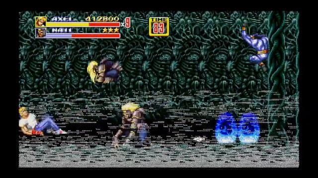Streets of Rage 2 New Era, Megamania 1 life start attempt with Axel. смотреть онлайн