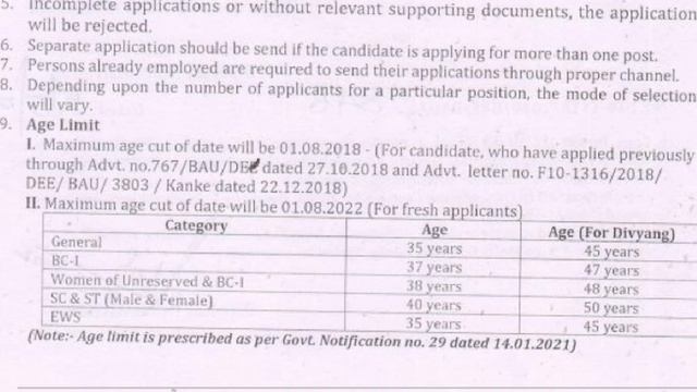 Birsa Agriculture University Notification Out |SMS & Agromet Observer Job|12th Pass Agriculture Job