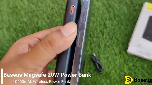 20W Magsafe Power Bank 10000mAh Wireless Magnetic Power bank | Unboxing | Baseus BD смотреть онлайн