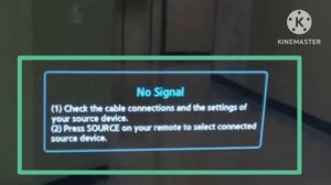 Smart tv Check The Cable Connections And The Settings Of Your Source Device | Samsung tv no signal
