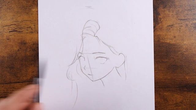 Как нарисовать Аниме портрет! Аниме  Рисунок карандашом!