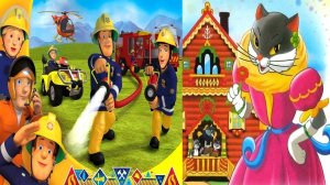 КОШКИН ДОМ _ ПОЖАРНЫЙ СЭМ _ Развивающий мультик _ аудио сказка_ Сказки на ночь_Слушать сказки онлайн