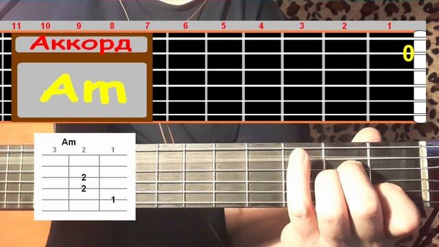 Простая мелодия на одном аккорде для новичков смотреть онлайн