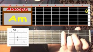 Простая мелодия на одном аккорде для новичков