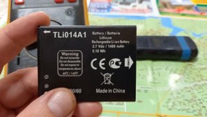 Аккумуляторная батарея (АКБ) TLi014A1 (TLi014A1TLi015A1B1, TLIB37AC3) 1400 mAh для Alcatel