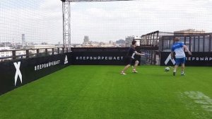 Обучение эффектным финтам на adidas the base moscow