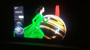 Телевизор QLED Samsung QE55Q77RAU 55" (2019) чёрный, как ночь