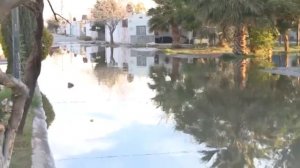 Mega brote de aguas negras en fraccionamiento Anna de Torreón