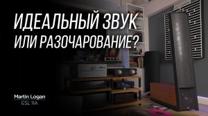 ОБЗОР электростатических колонок Martin Logan ESL 11A