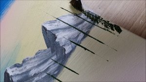 Акриловая живопись - ДОЛИНА СОСЕН - РАЗВИВАШКА для детей и родителей! Техника и подходы рисования.