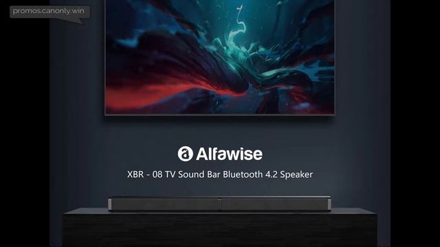 [Promo/Coupon] Alfawise XBR-08 TV Soundbar Bluetooth 5.0 Speaker - Natural Black смотреть онлайн