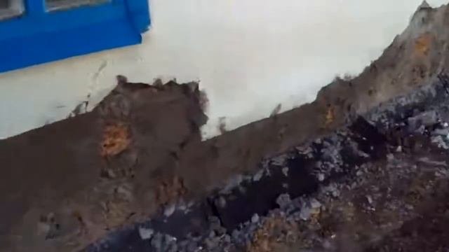 Гидроизоляция фундамента саманного дома. Из→