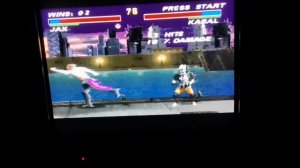 Mortal kombat 3 ultimate super Nintendo TV Пытаемся играть Джаксом на мастере.