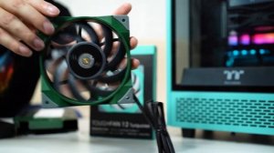 แกะกล่องพัดลมคุณภาพ Thermaltake TOUGHFAN 12 สี Racing Green และ TURQUOISE