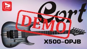 Электрогитара CORT X500 - демонстрация звучания