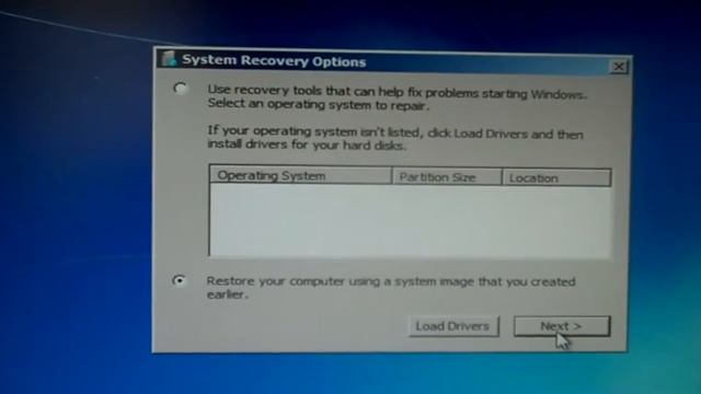 Windows RE on System No Disk Controller Drivers