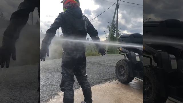 Мойка после поездки на квадрике