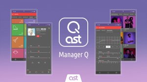 Управление с помощью мобильного приложения AST Manager Q