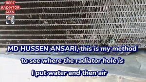 Nissan Urvan Radiator,,How To Find The Hole In The Radiator Core,,Bert Radiator Man.