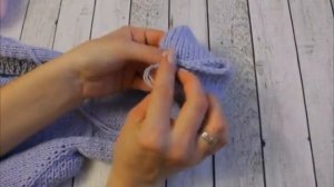 Комбинезон спицами. Мастер-класс для начинающих. Часть 3. Вяжем планку и капюшон