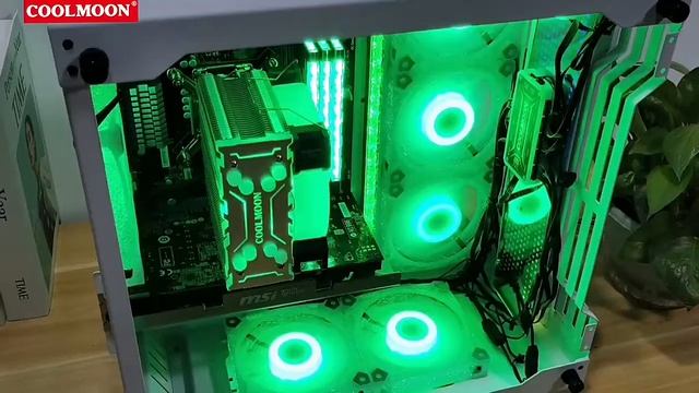 COOLMOON Square Diamond ARGB FAN 120mm смотреть онлайн