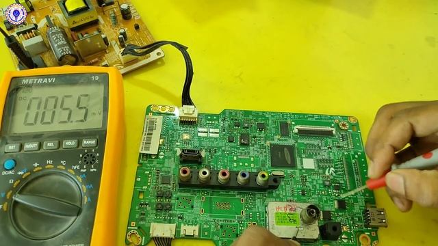 All LCD LED TV Motherboard voltage checking