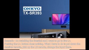 Onkyo TX-SR393 5.2 Channel A/V Receiver