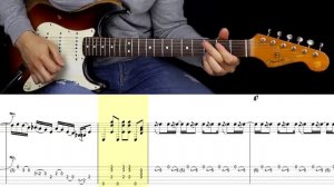 Stevie Ray Vaughan -Scuttle Buttin Solo (tab)