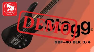 Бас-гитара STAGG SBF-40 BLK 3/4 - демонстрация звучания