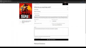 Как пожаловаться на читера в Red Dead Online. Отправляю видео на сайт rockstar.