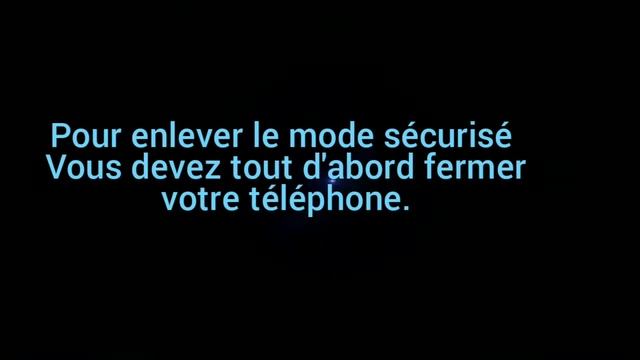 commment désactiver le mode sécurisé sur votre téléphone