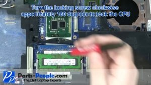 Dell Latitude E6420 CPU Processor Replacement Video Tutorial