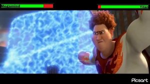 megamind (2010) final battle with healthbars