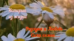 Любовные истории - Разлука и Любовь - Сила семьи....