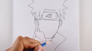 Аниме карандашом. Как рисовать Наруто Наруто Шиппуден - Аниме Эскиз