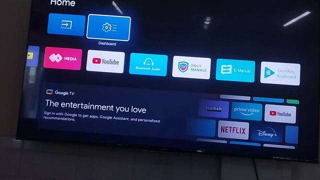 Skyworth 75"4K Android TV နံရံကပ်ထားတာလေးပါ смотреть онлайн