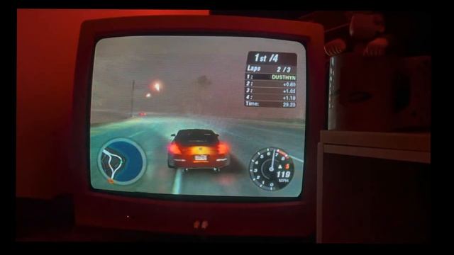 Need for speed 2 Underground ps2 CRT TV смотреть онлайн