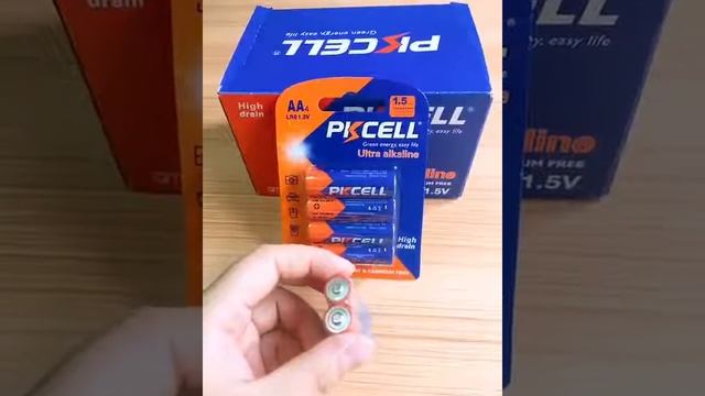 Aliexpress (60 Pack) 50+10pcs PKCELL AA Alkaline Batteries UM3 LR6 AM3 MN1500 EXP.2029-in Primary &