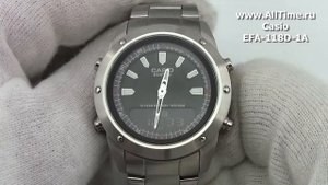 Мужские японские наручные часы Casio Edifice EFA-118D-1A