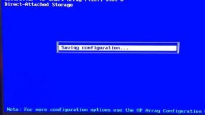 HP Smart Array P410i Controller - RAID Configuration